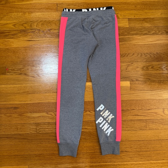 Pink by Victoria’s Secret Track Pants/Leggings in Gray/Pink - Size XS - Picture 5 of 5